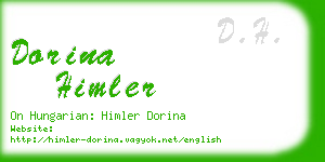 dorina himler business card